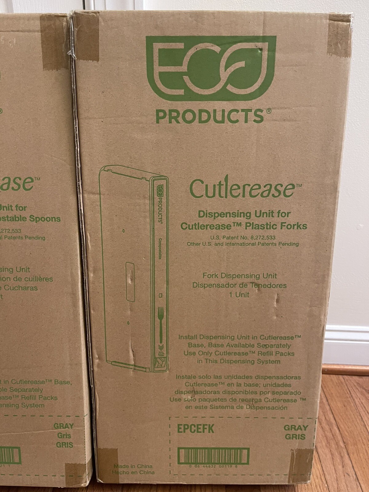 Cutlerease Dispenser Set - Forks, Spoons and Knives - EPCESP - EPCEFK - EPCEKN