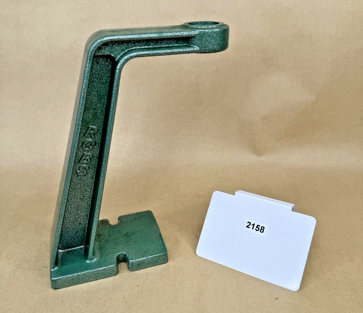 RCBS Powder Measure Stand Cast Iron Bench Mount Reloading Stand Green OEM USA