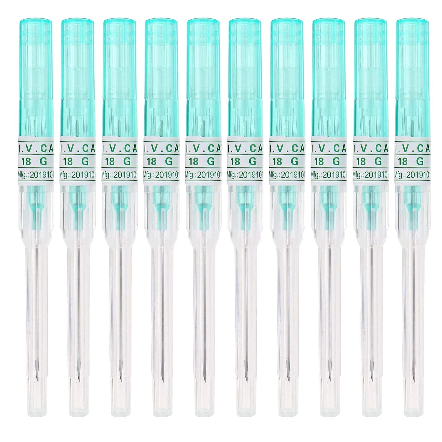 Piercings Needle,New Star Tattoo 10pcs 18G Gauge Steel Catheter Piercing...