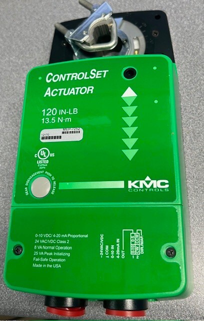 MEP-7252 KMC, 24VAC/VDC, FAILSAFE PROPORTIONAL ACTUATOR
