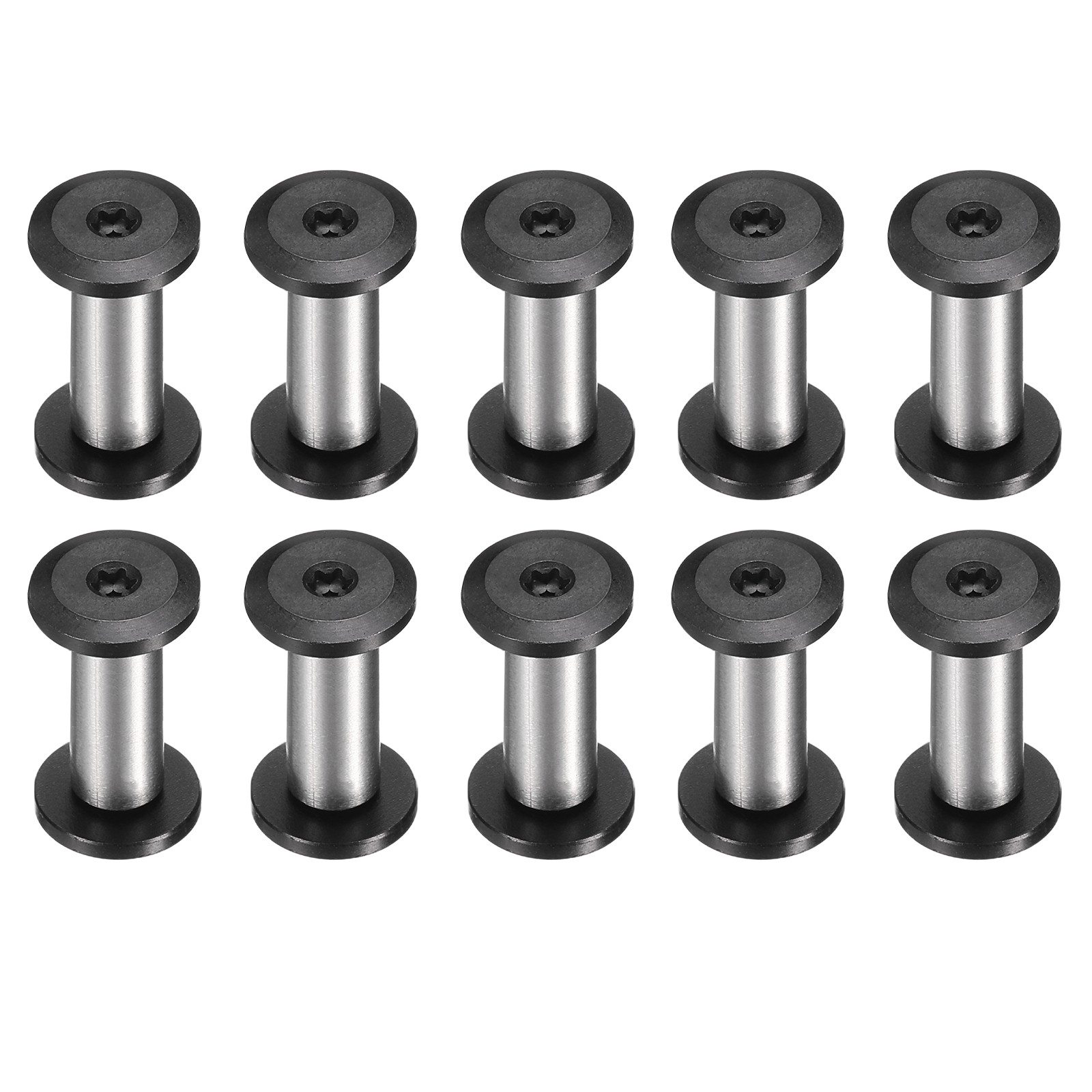 10pcs Knife Handle Screws 5x17mm Torx Sink Head Metal Pocket Knife Pivot Pin