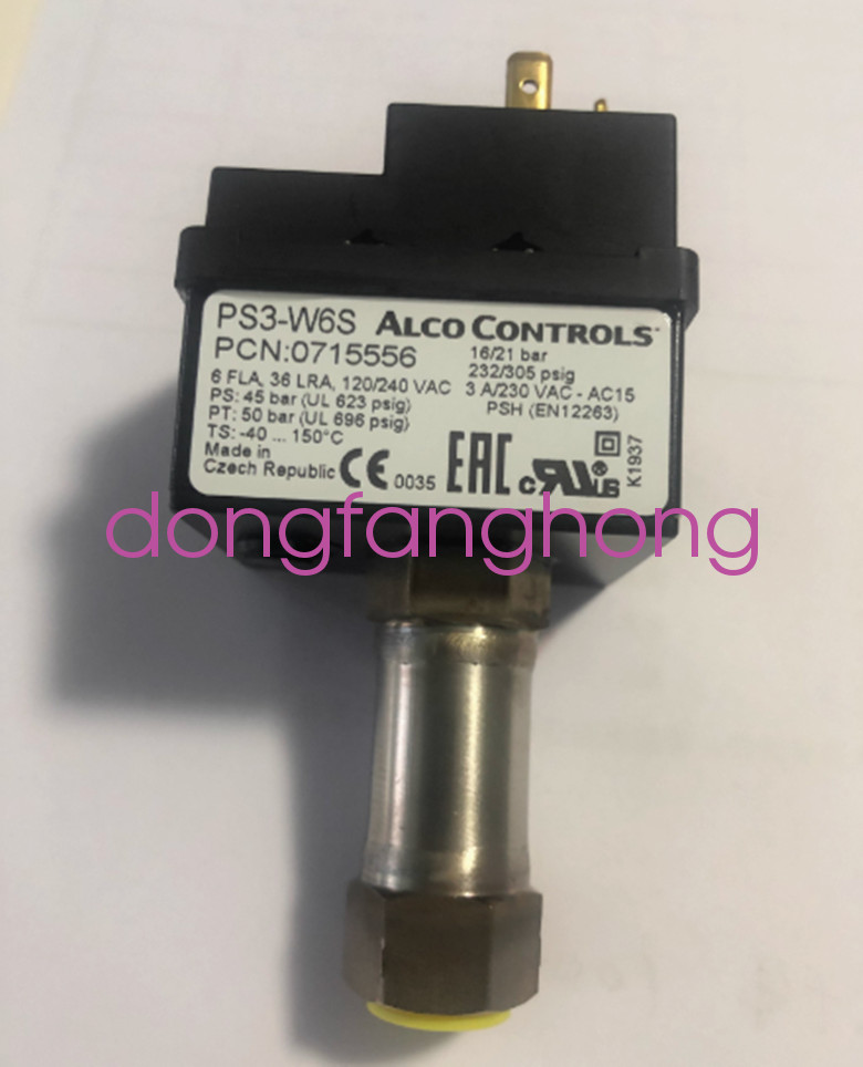 1pcs NEW ALCO PS3-W6S 16/21bar pressure switch controller FedEx or DHL or UPS