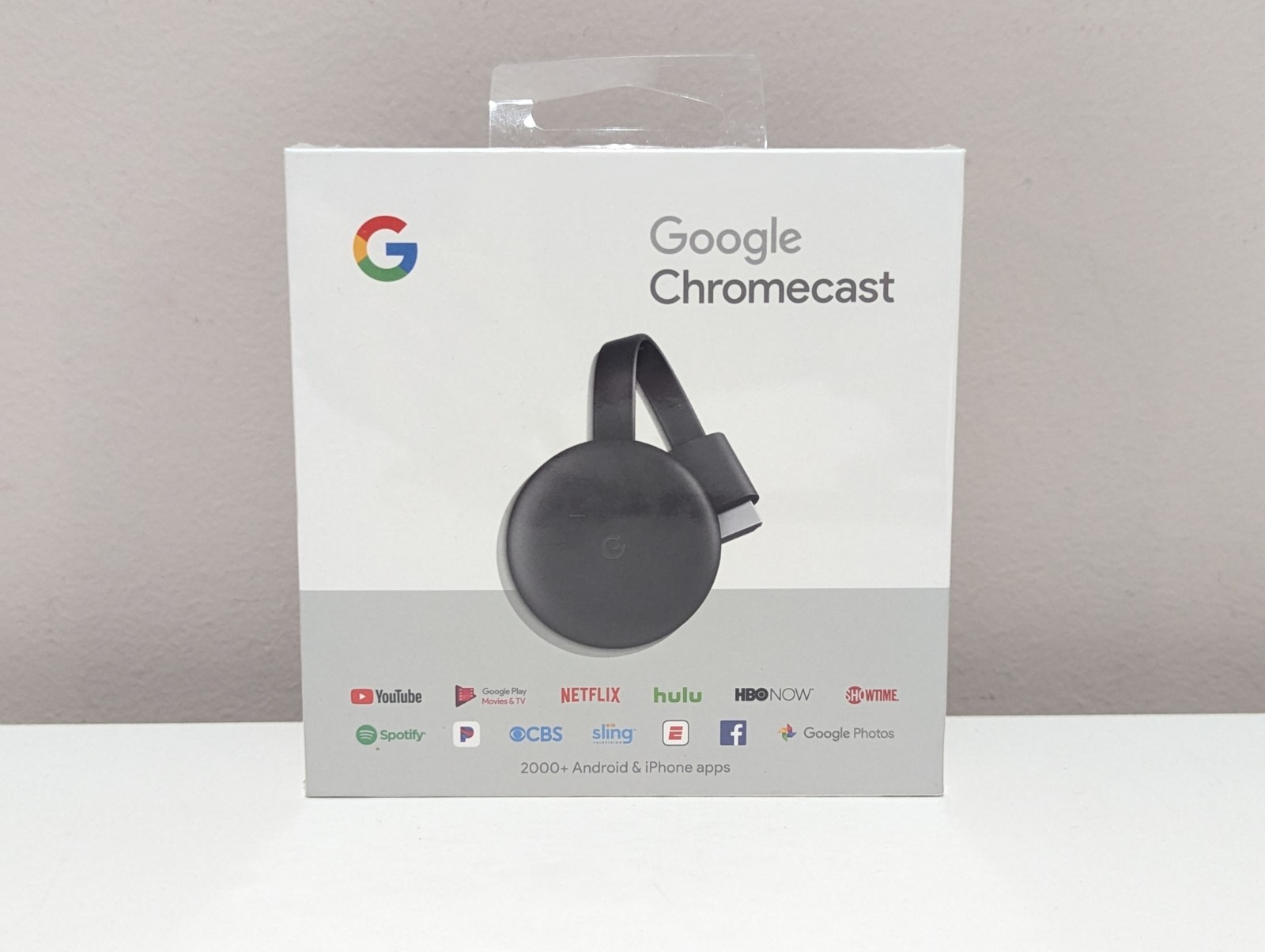 Google Chromecast 3rd Generation GA00439-US Streaming Media Player NEW Sealed