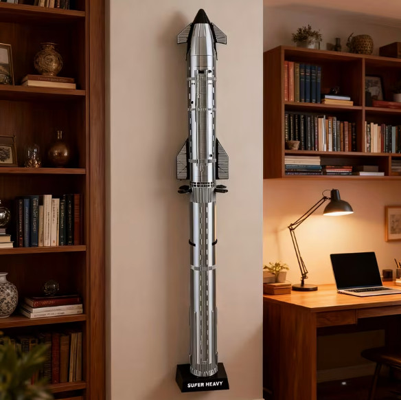 3D Printed Heavy SpaceX Starship Model