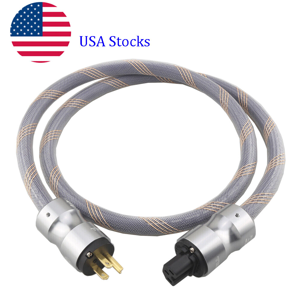 Krell Audiophile OFC HiFi Speaker Audio Power Cable US AC Main Supply Cord