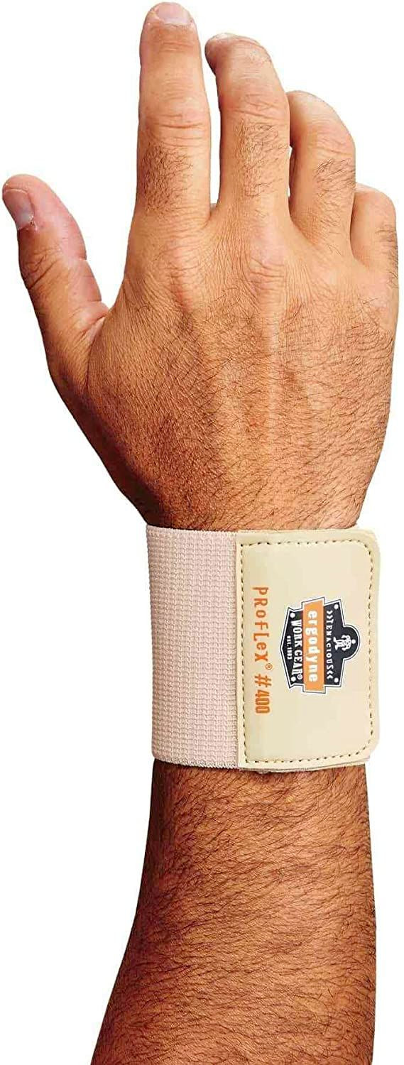 Ergodyne ProFlex 400 Universal Wrist Wrap ONLY, Tan One Size/WORK CLEAR