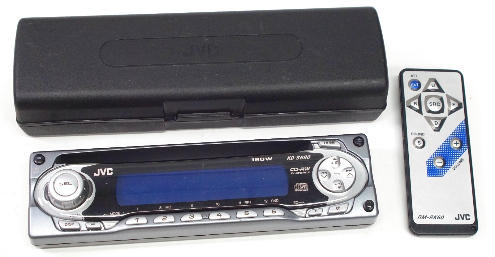 Pioneer KD-S690 Faceplate & Remote Only "UNTESTED"