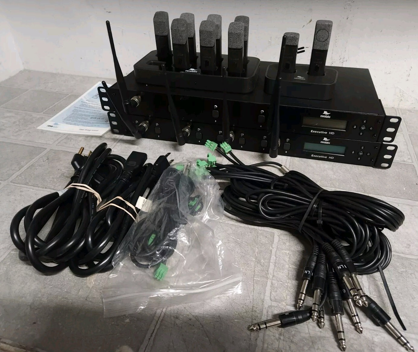 Revolabs Executive 01-HDEXEC4-NM HD Wireless Microphone System PARTS/REPAIRS