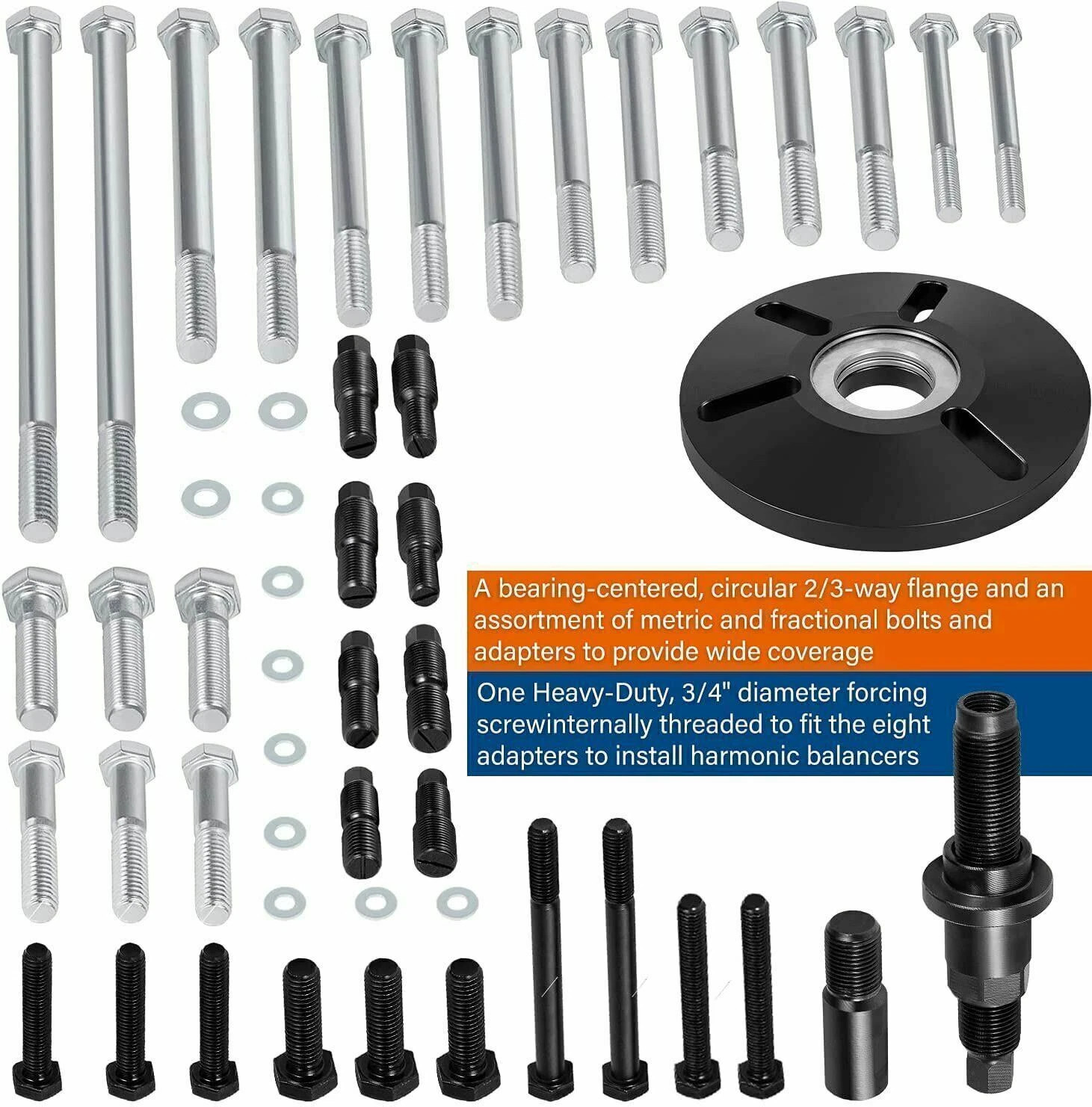 4531 Harmonic Balancer Puller +Installer Kit for Harmonic Balancer, Drive Pulley