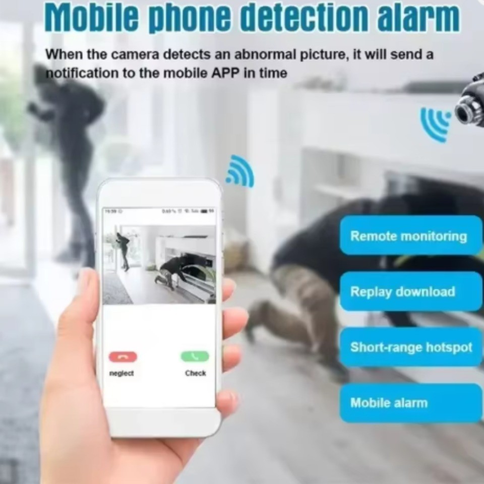 mini 1080p hd wireless security camera night vission motion detection