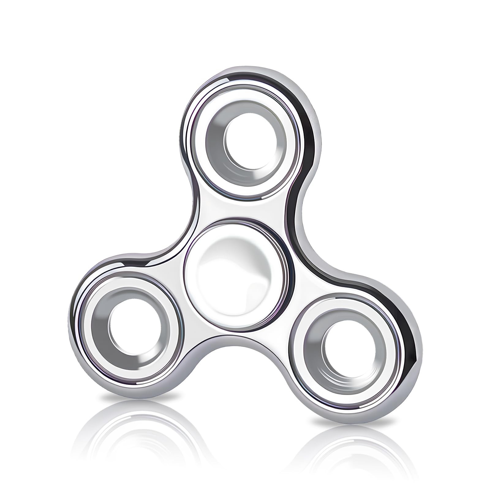 Fidget Spinner Metal Electroplated Stress Relief Toy High Speed Quiet Adults Kid