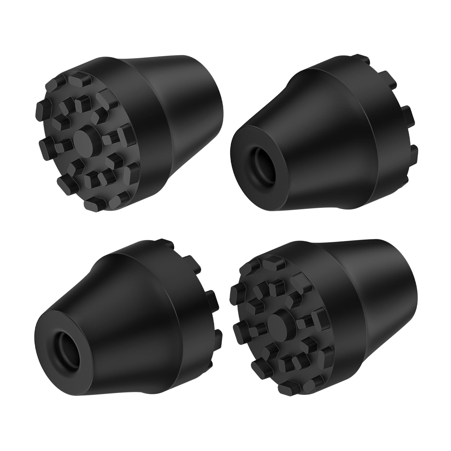 supregear Trekking Pole Tips, Replacement Rubber Tips for Walking Sticks, Ant...