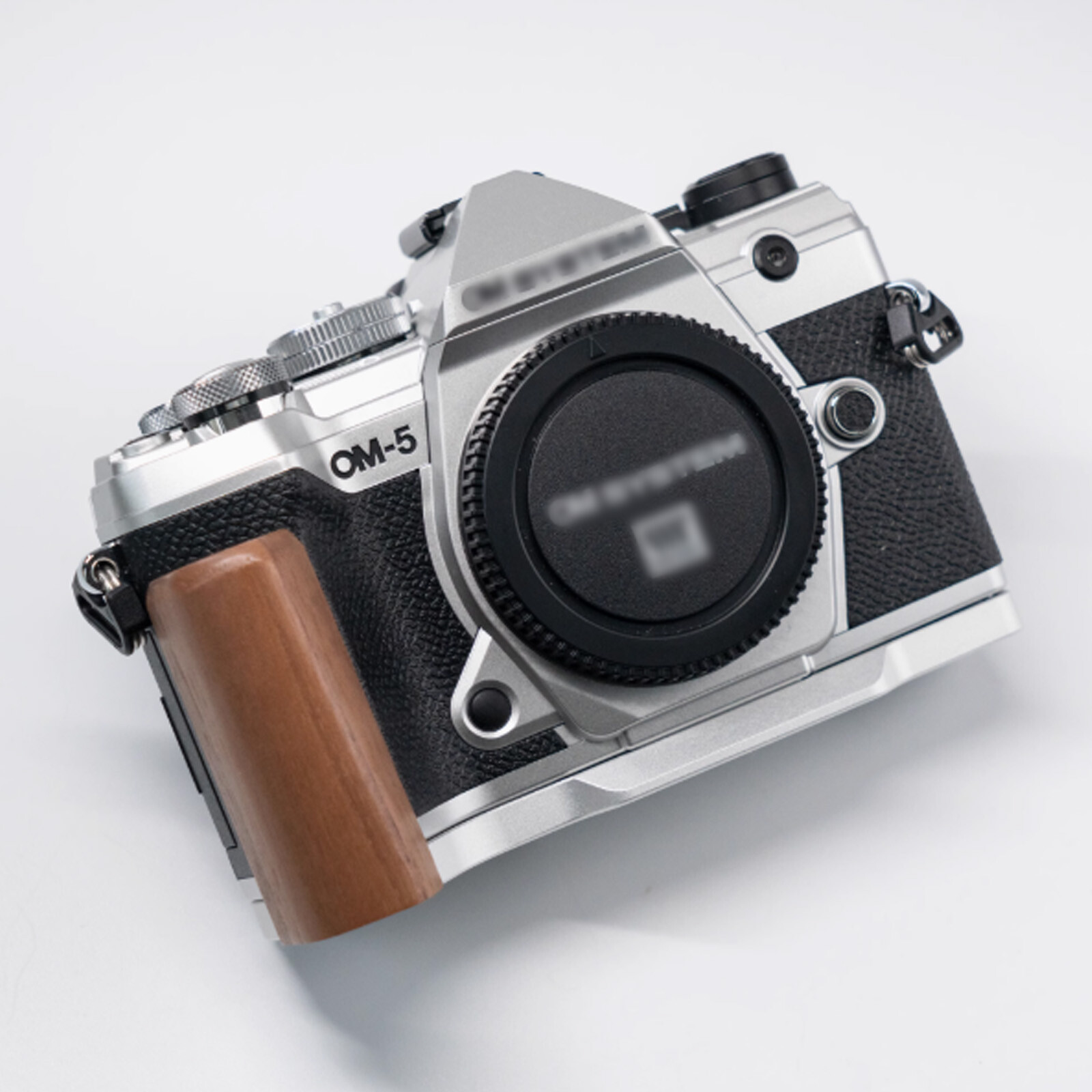 OM-5 Solid Wood Camera Grip | Retro Accessory for OMSYSTEM Olympus OM-5