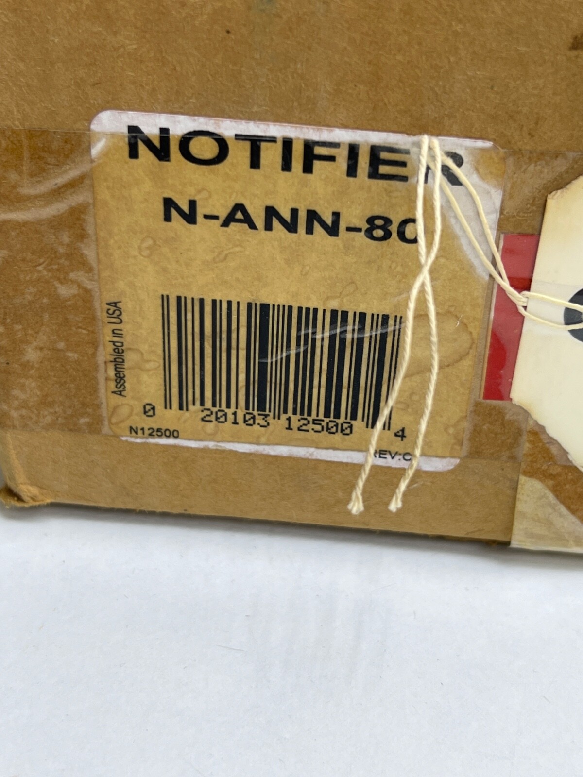 NOTIFIER N-ANN-80 LCD ANNUNCIATOR BLACK