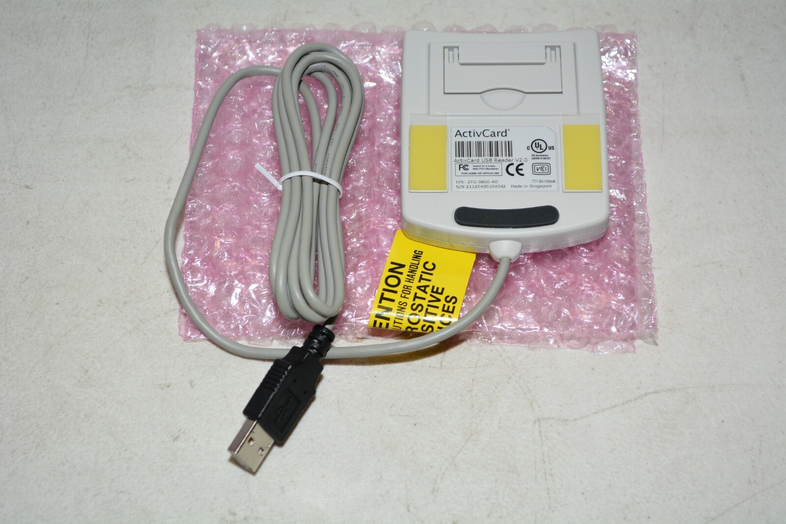 Lot 5x ActivCard USB Reader v2.0