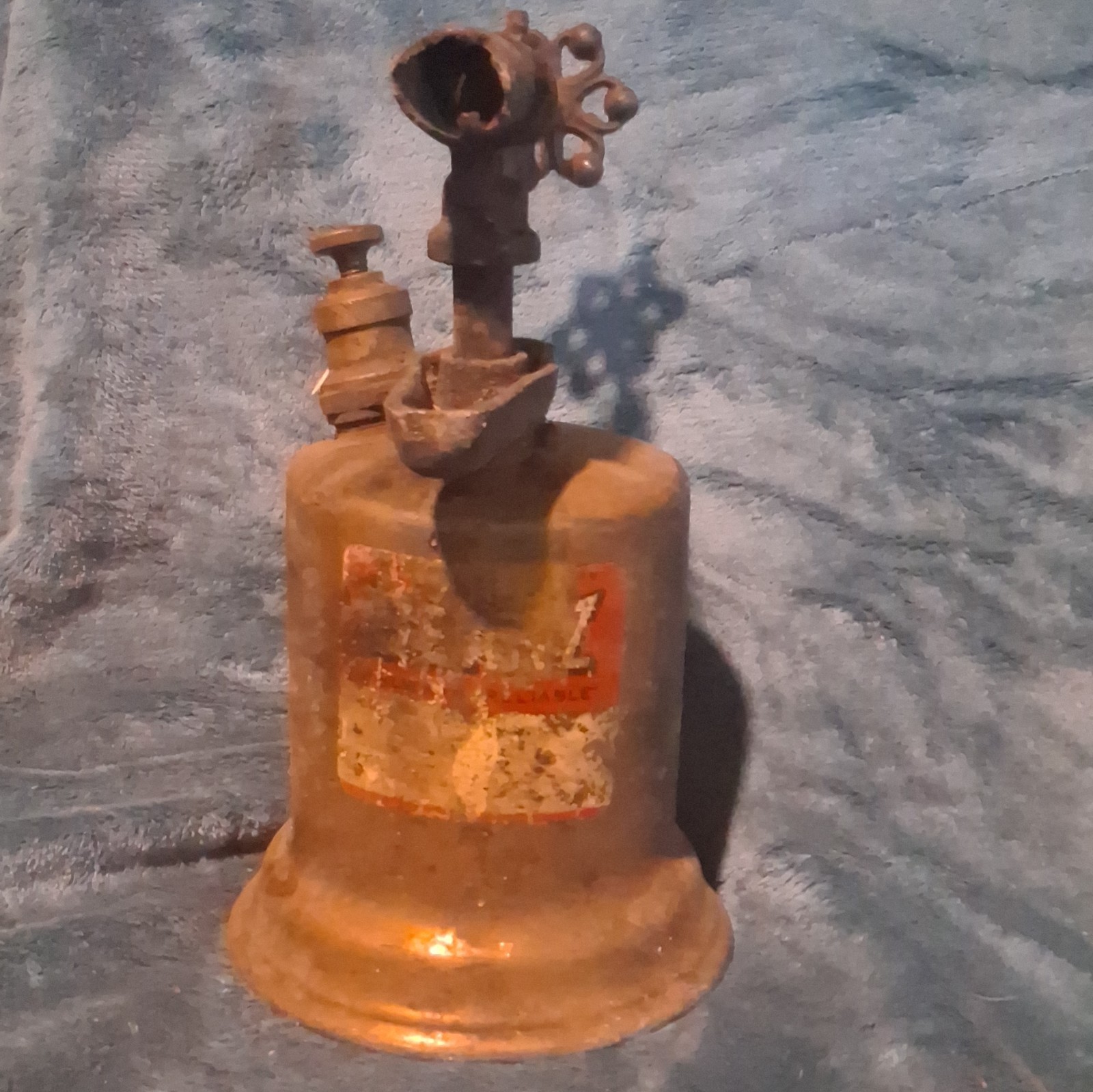 Vintage Brass Blowtorch Antique Collectible Soldering Tool