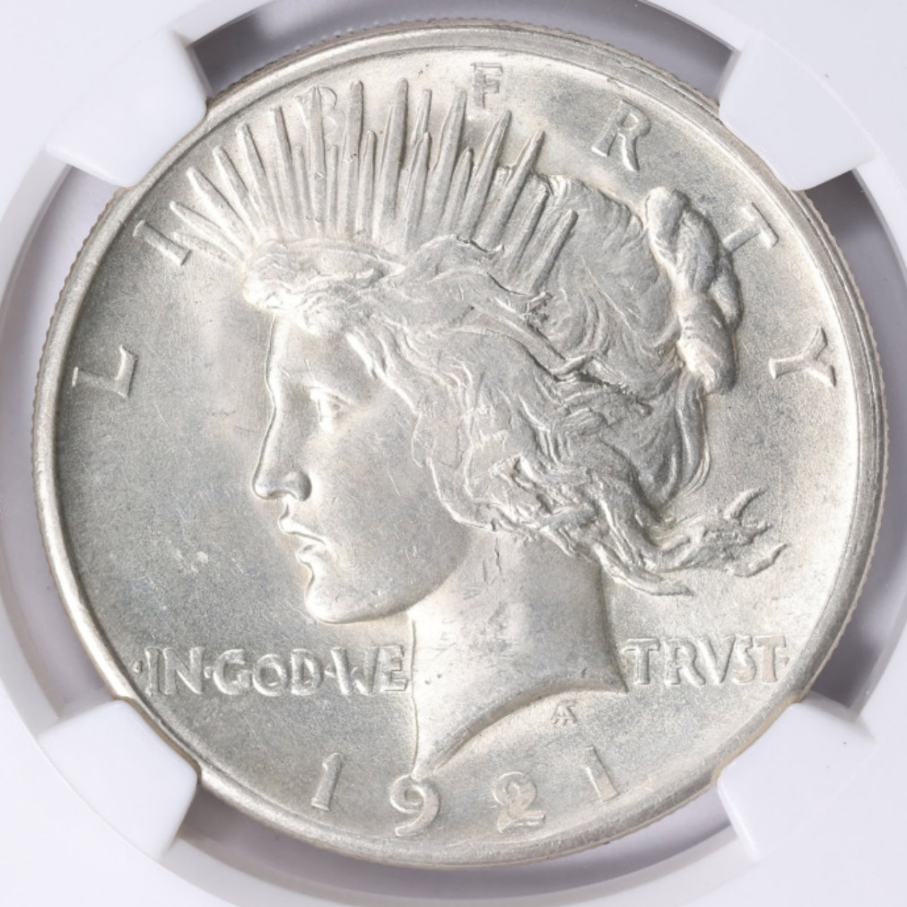 1921 Peace Silver Dollar – High Relief U.S. Silver Coin