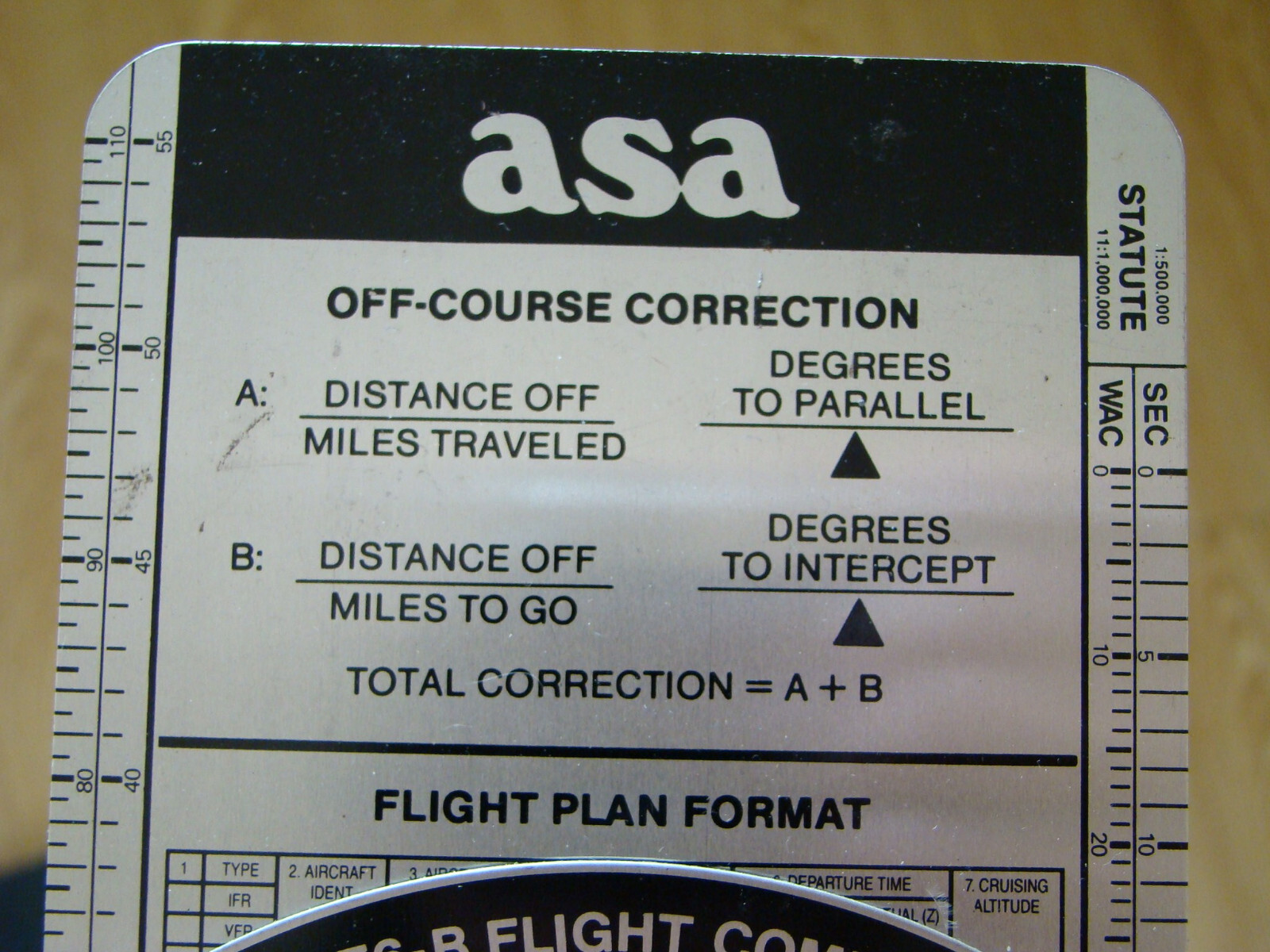 ASA E6-B Flight Computer + Manual Private Aircraft Tool flying