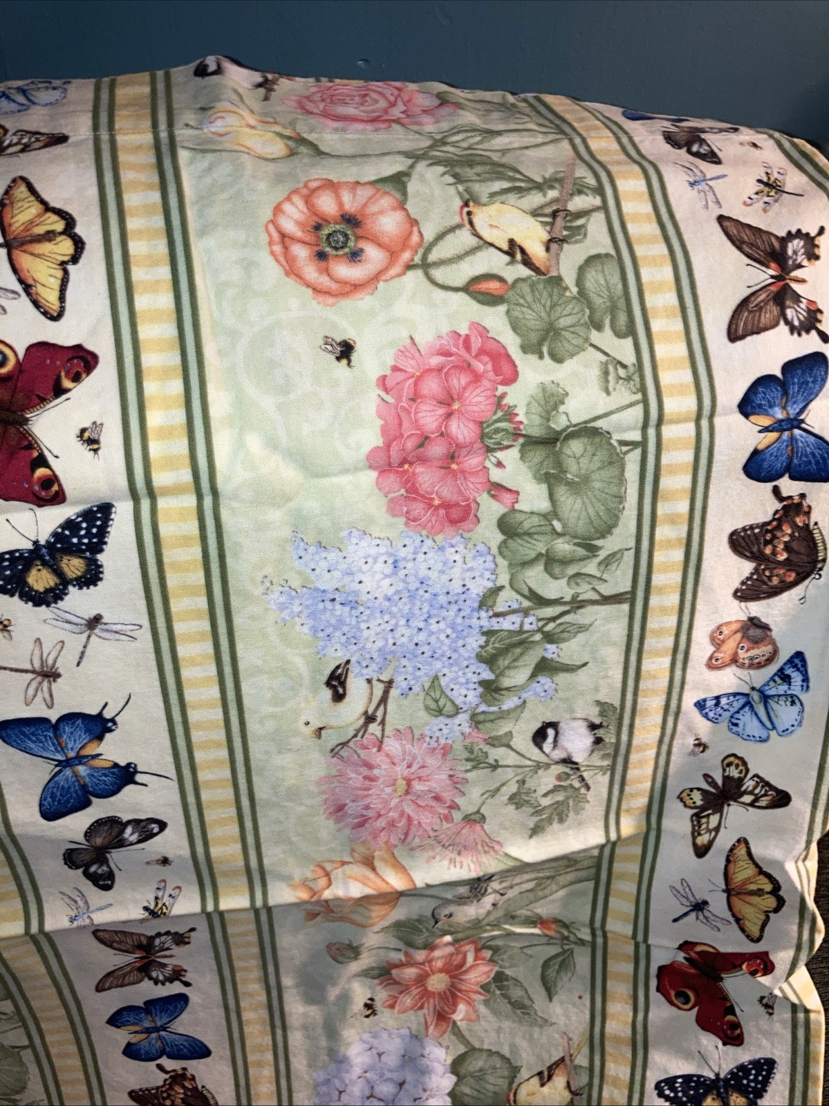 2 Cotton Or C Blend Handmade Pillowcases Illuminating Spring Fabric? 20x 31”