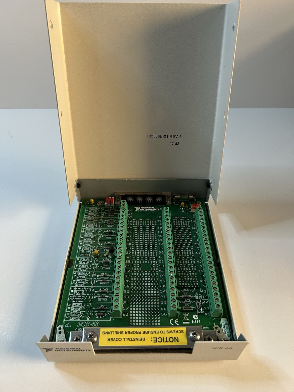 National Instruments SCB-68 shielded connector block