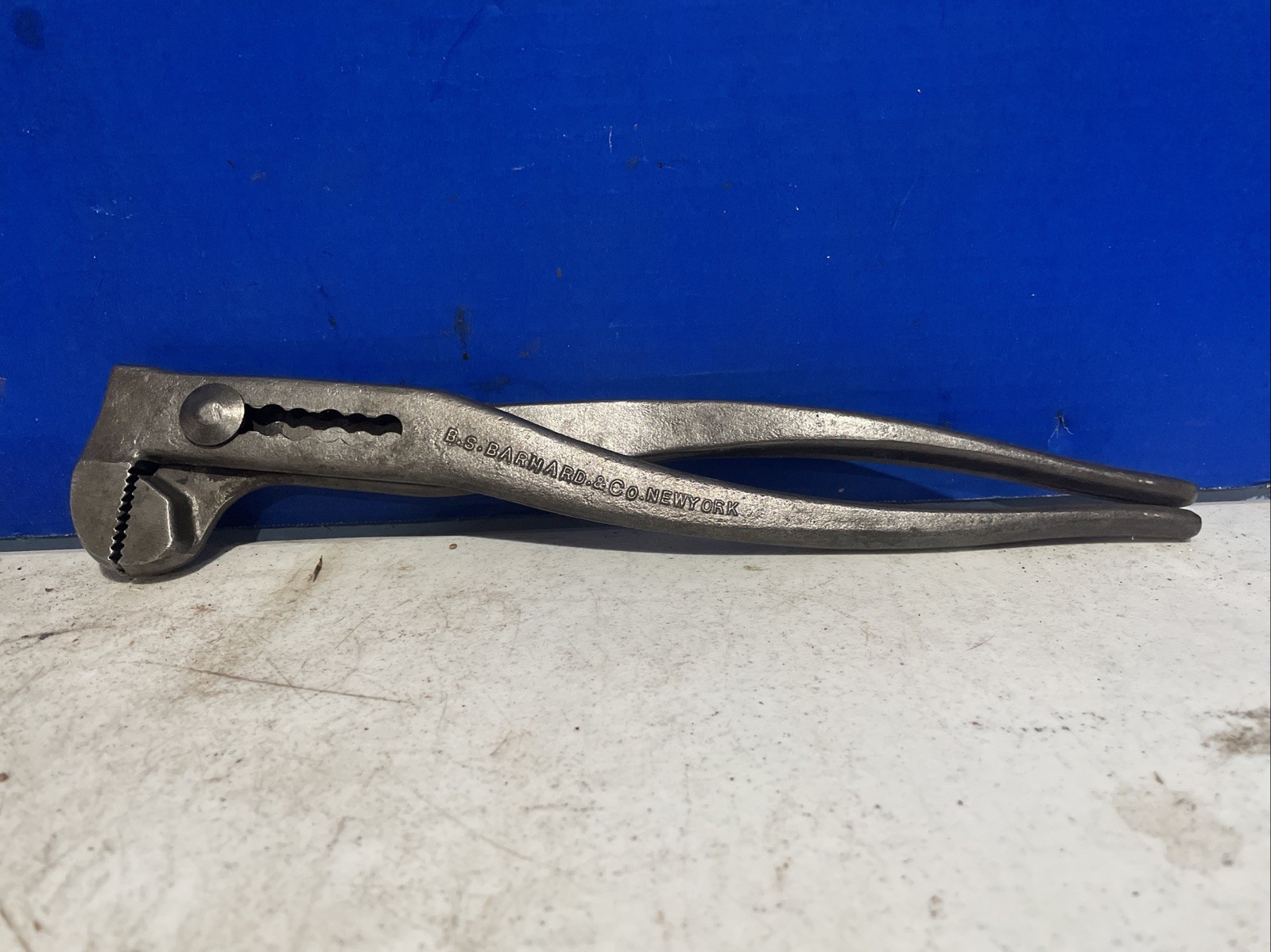Vintage B S Barnhard 13 Inch Pipe Wrench