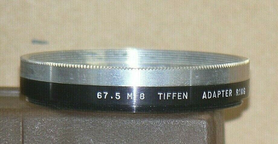 Tiffen Series 8 67.5 M 8 Screw-In Lens Adapter with a Retaining Ring