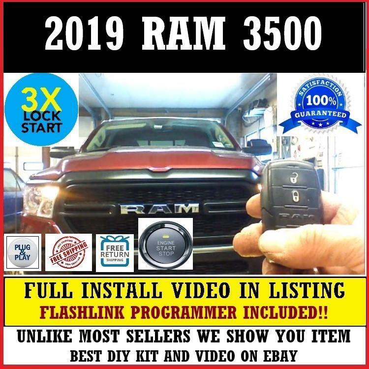 Plug & Play Remote Start 2019 RAM 3500 GAS or DIESEL