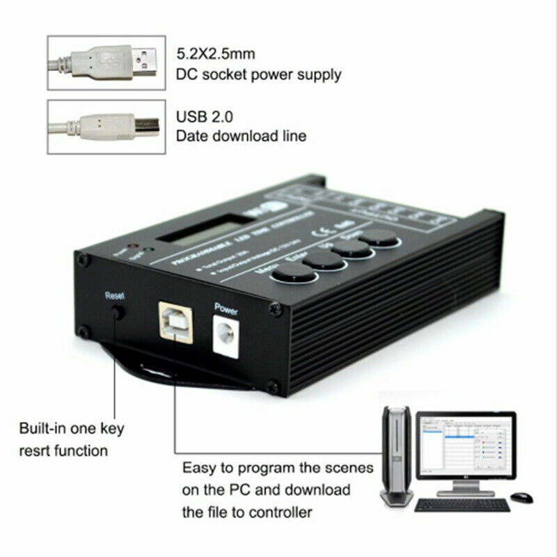 DC12-24V TC420/TC421 WiFi Time programmable LED controller Dimmer RGB for strip