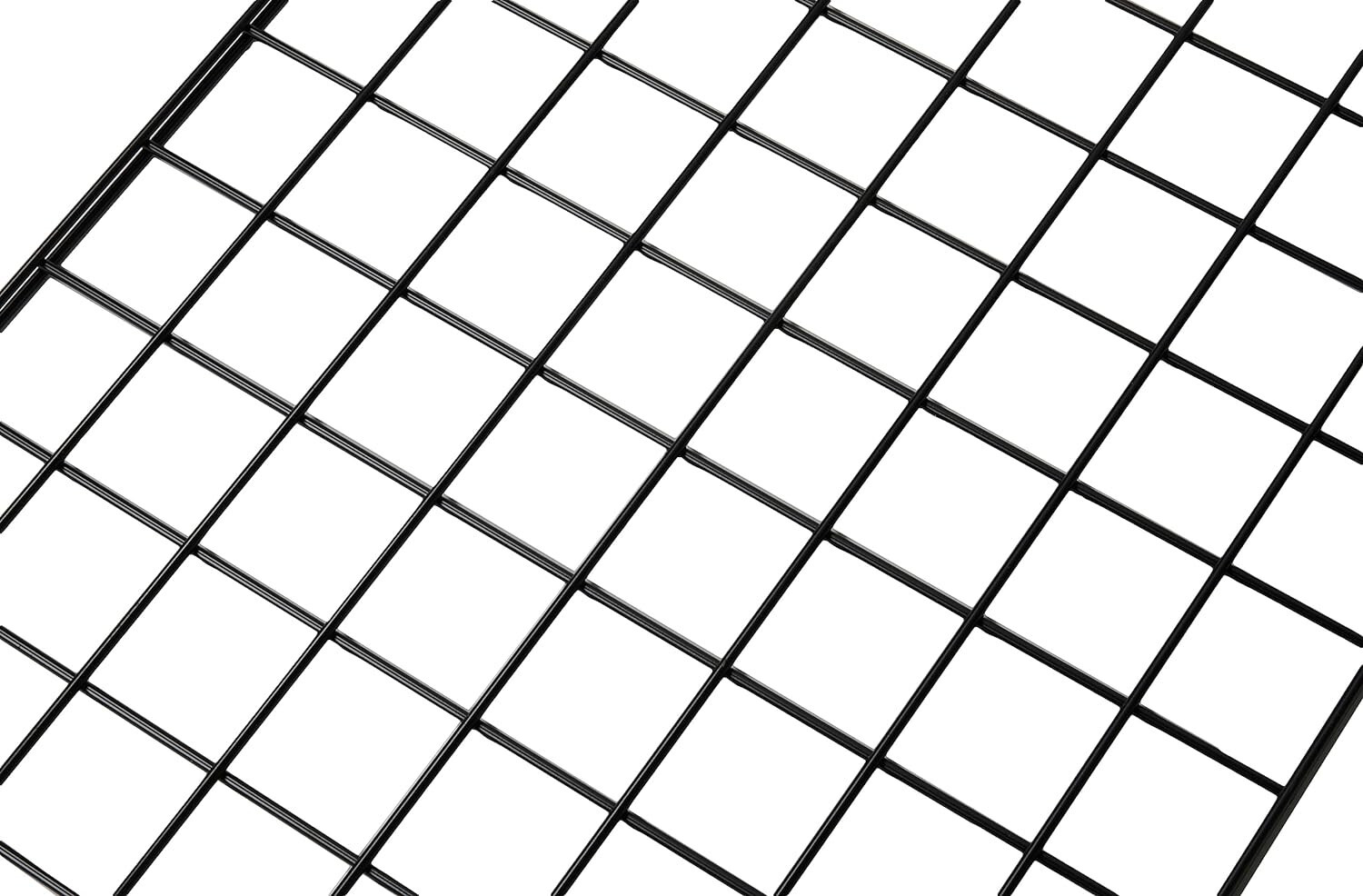 Wire Grid Panel 2' x 4' Black Display Craft Wire Grid Storage Retail