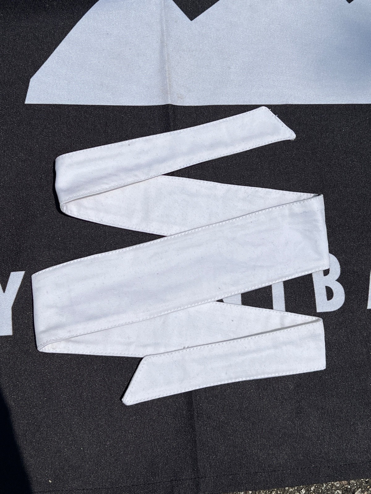 [PACK OF 5] 10oz White Denim Paintball Headband | Soft Comfort Denim