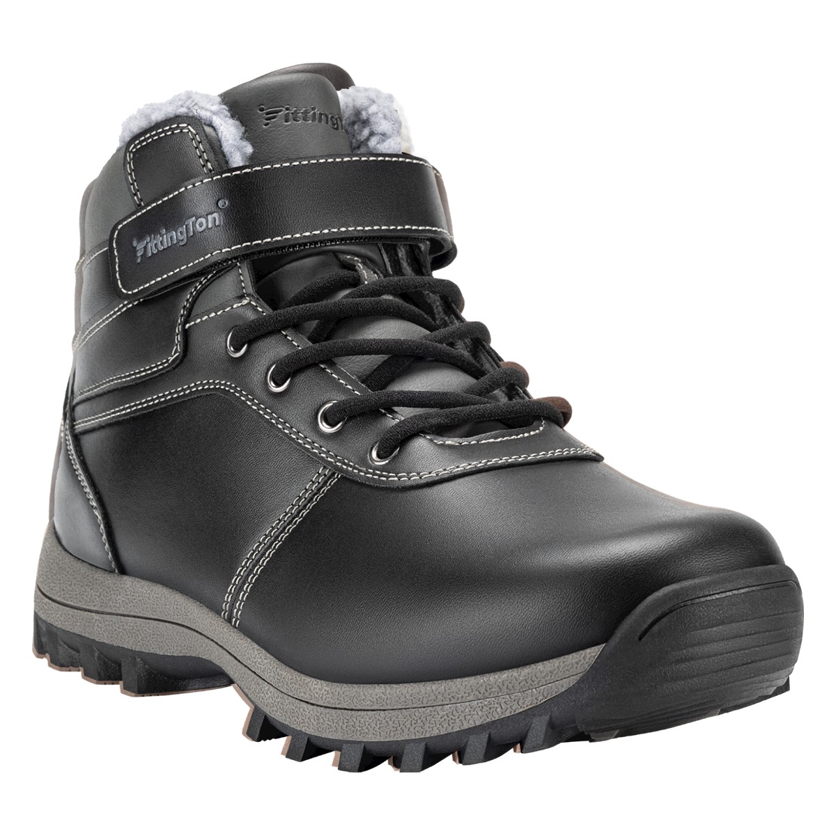 Men's Snow Boots Fur Lining Warm Fleece Non-Slip Winter Ankle Boots Outdoor 8-14