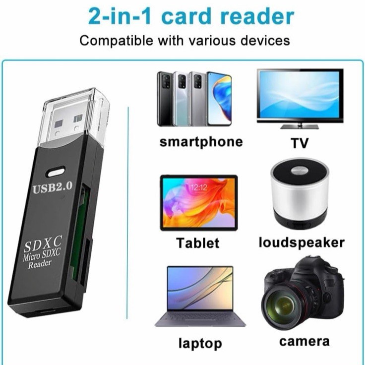 Card reader USB 3.0 memory card reader stick reader micro SD XC TF card adapter