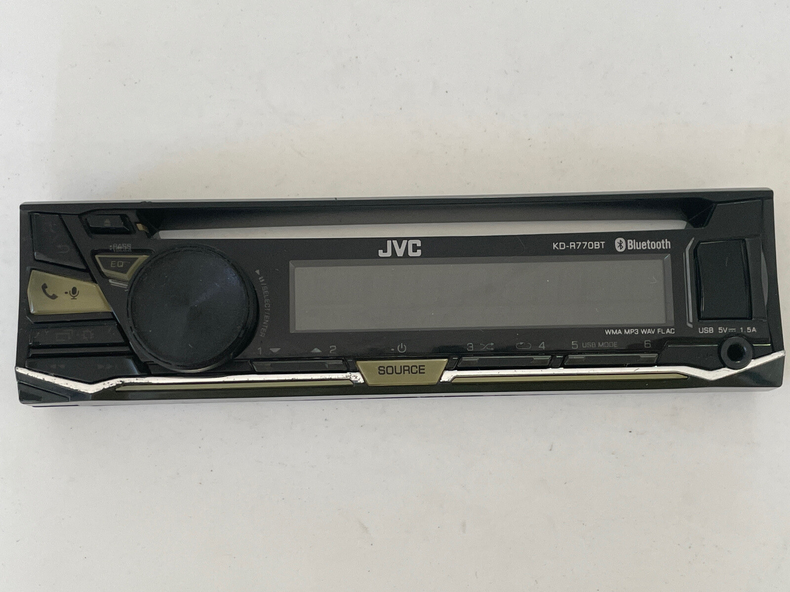 JVC KD-R770BT CAR STEREO ONLY ONLY JVC KD-R770BT FACEPLATE ONLY OEM🟠