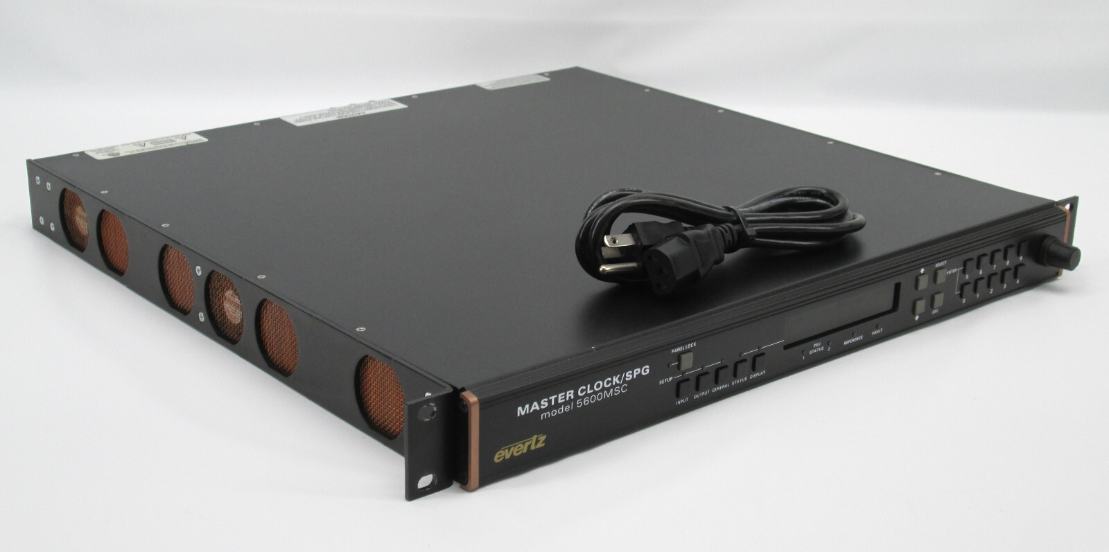 Evertz 5600MSC Master Clock / SPG Broadcast Master Sync & Clock Generator