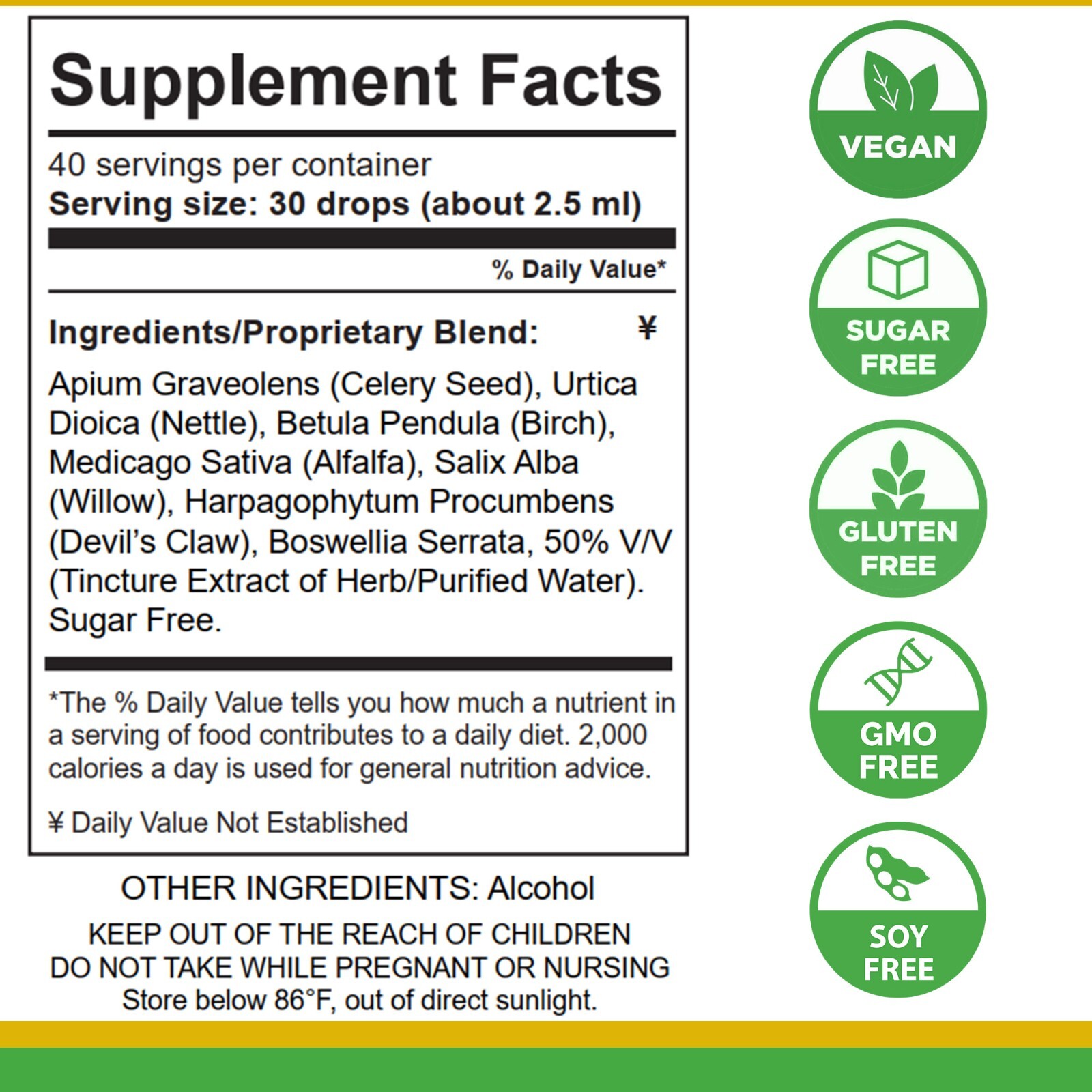 Lifetones Uric Acid Support Liquid Tincture - 3.38 Fl Oz