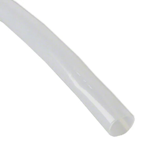14 AWG Flexible PTFE Tubing, High Temperature Thin-Wall, Natural, 100 ft Length