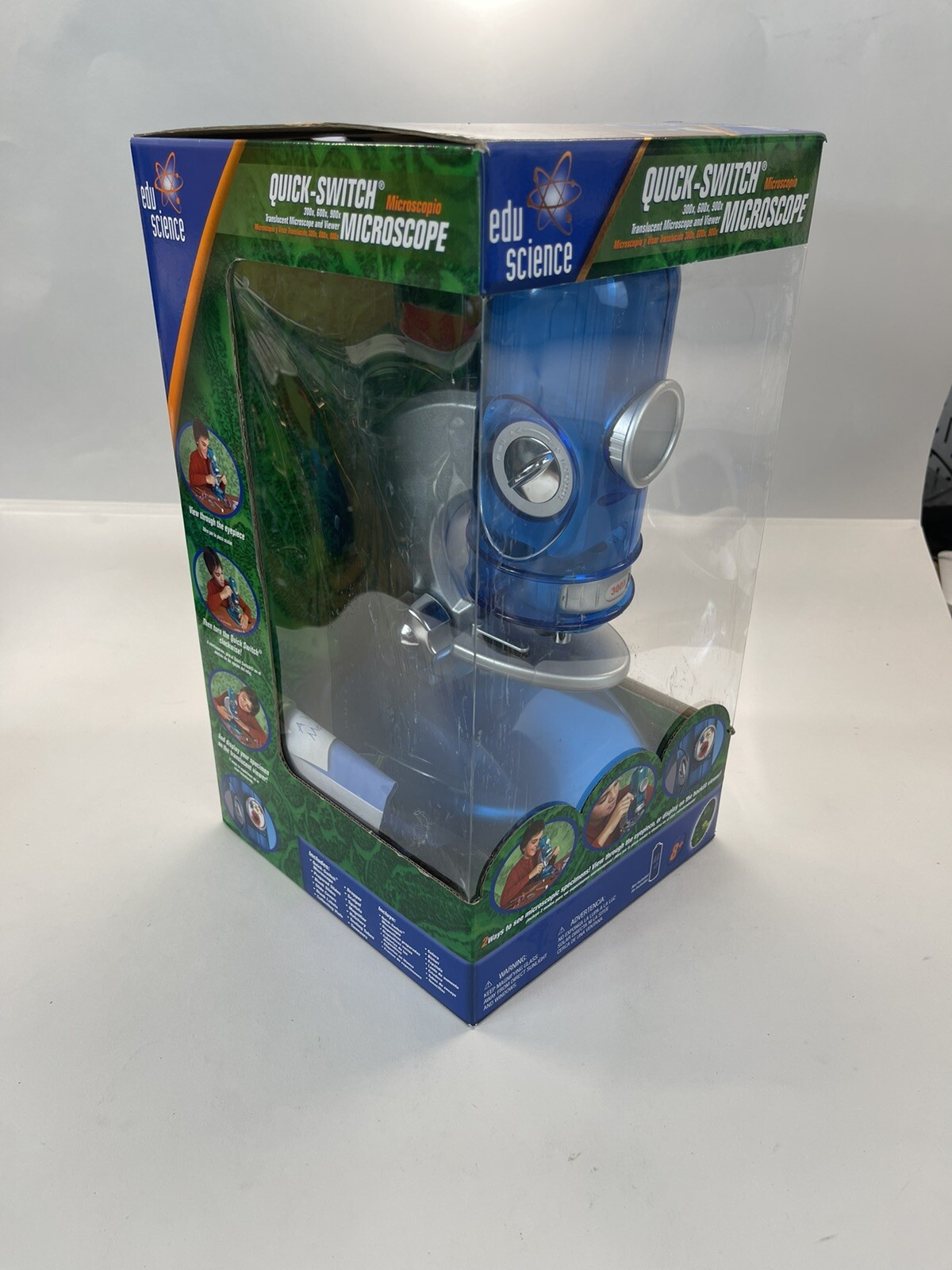 Microscope Edu Science Kids Quick Switch 150x 300x 600x Microscope and Viewer