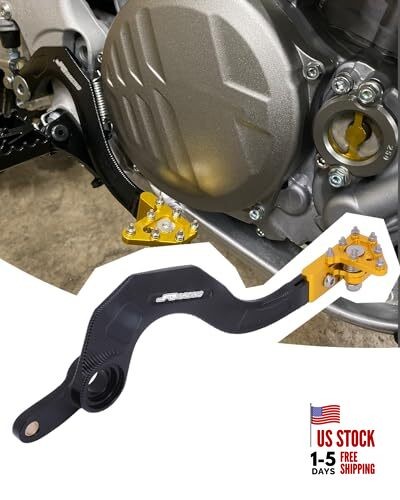 CNC Aluminum Rear Brake Foot Pedal Lever - Motorcycle for RMZ450 RMZ 450 2008