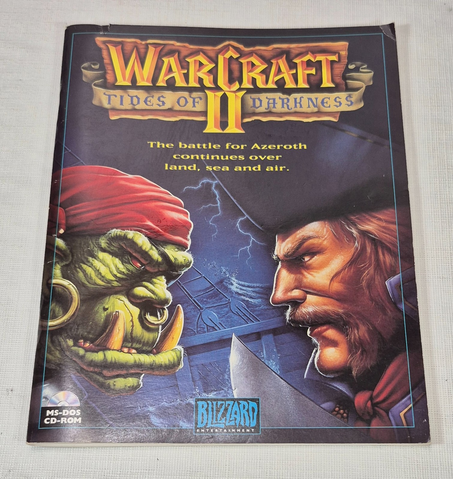 1995 WARCRAFT II Tides of Darkness Instruction Manual ONLY DOS