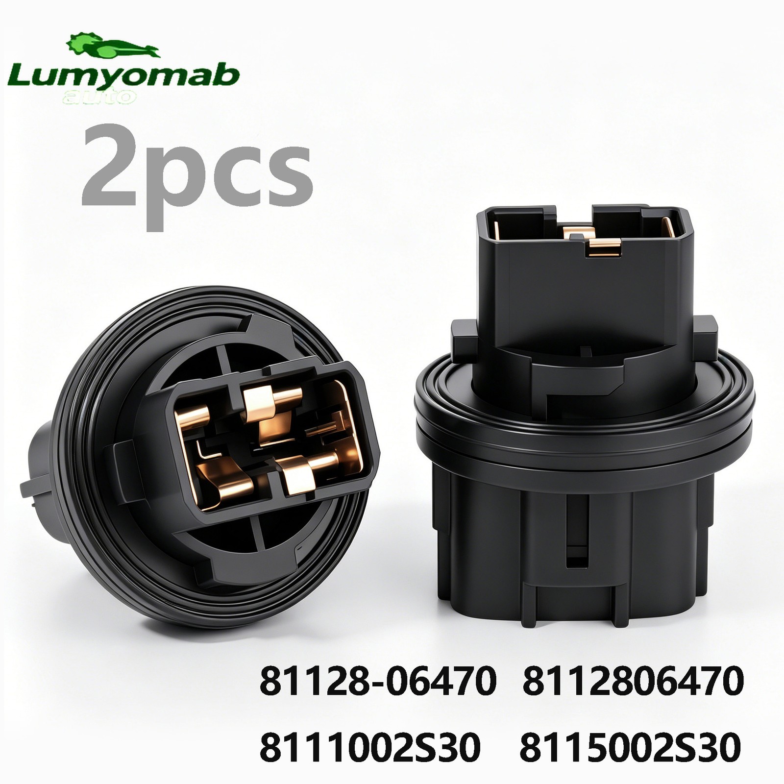 2 Turn Signal Light Lamp Bulb Socket Suit For Toyota Camry 2012-2023 81128-06470