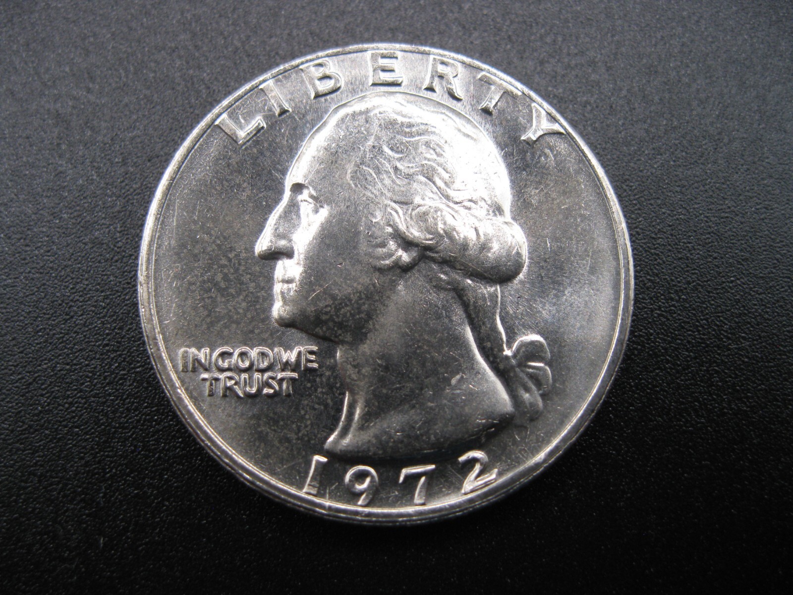 1972 Washington Quarter Dollar Gem+ BU! # 312401