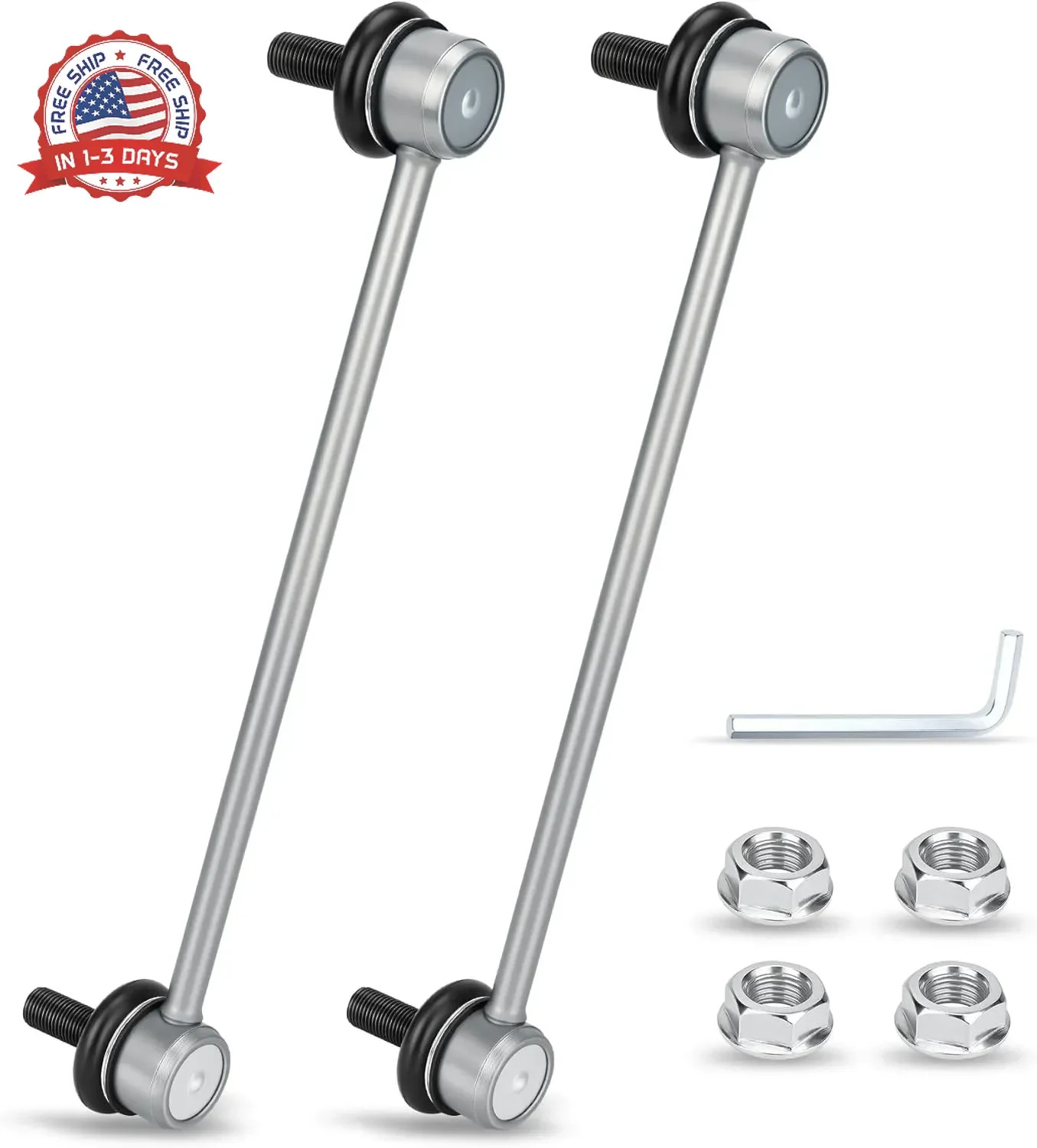 Zinc Nickel Alloy Front Stabilizer Sway Bar Links for 2013-2018 Toyota Avalon 20