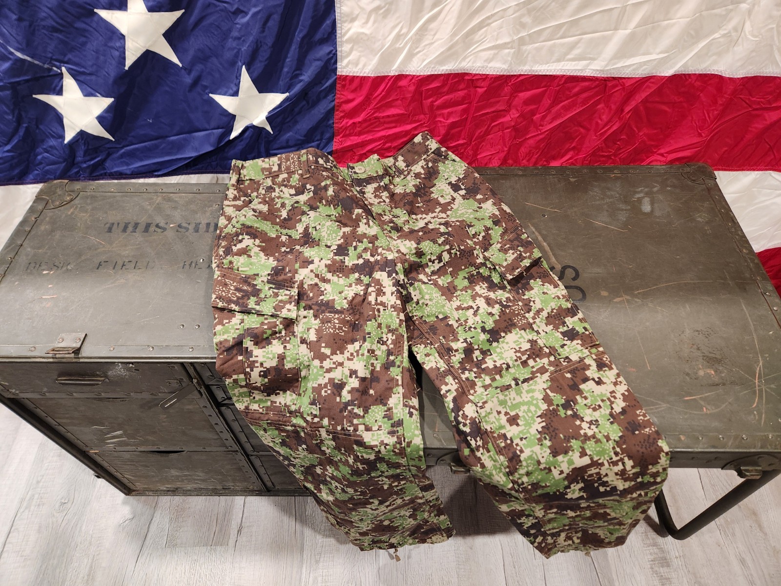 [NEW/UNISSUED] Authentic ANA "Spec4ce Afghan Forest" Digital Uniform Set