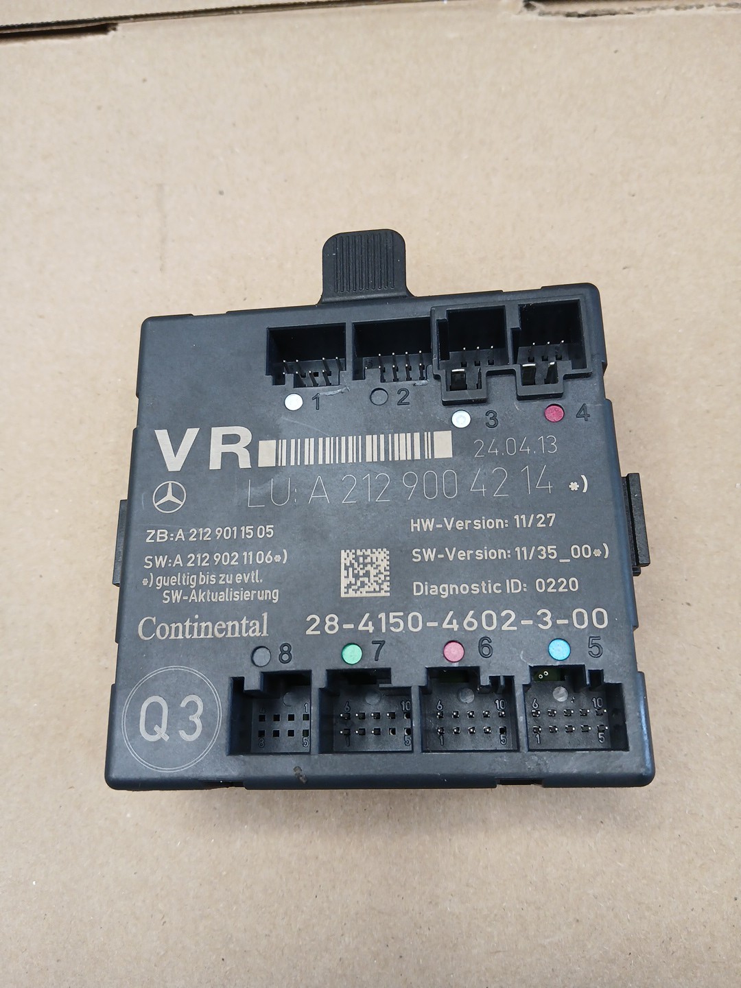 2008 - 2018 Mercedes C250 W204 OEM Right Front Door Control Module A2129004214