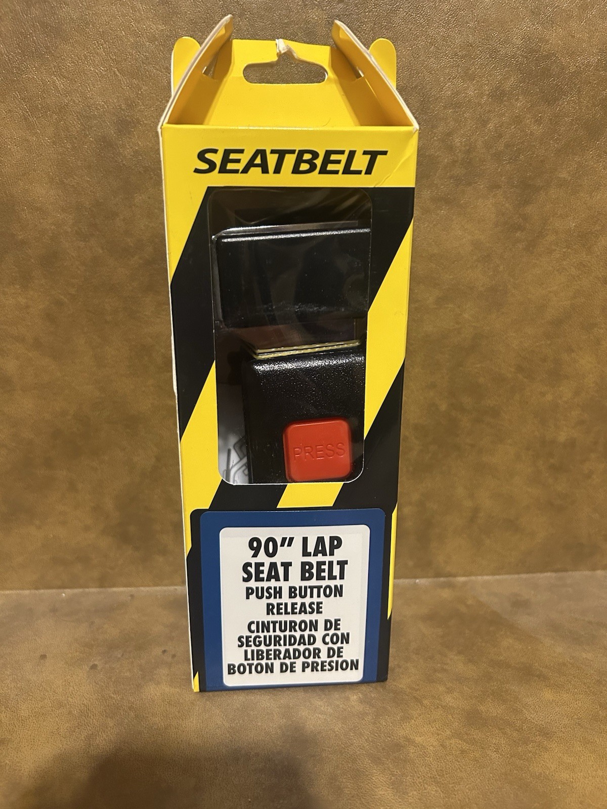 Superior Automotive 90 inch Lap Seat Belt Push Button Release
