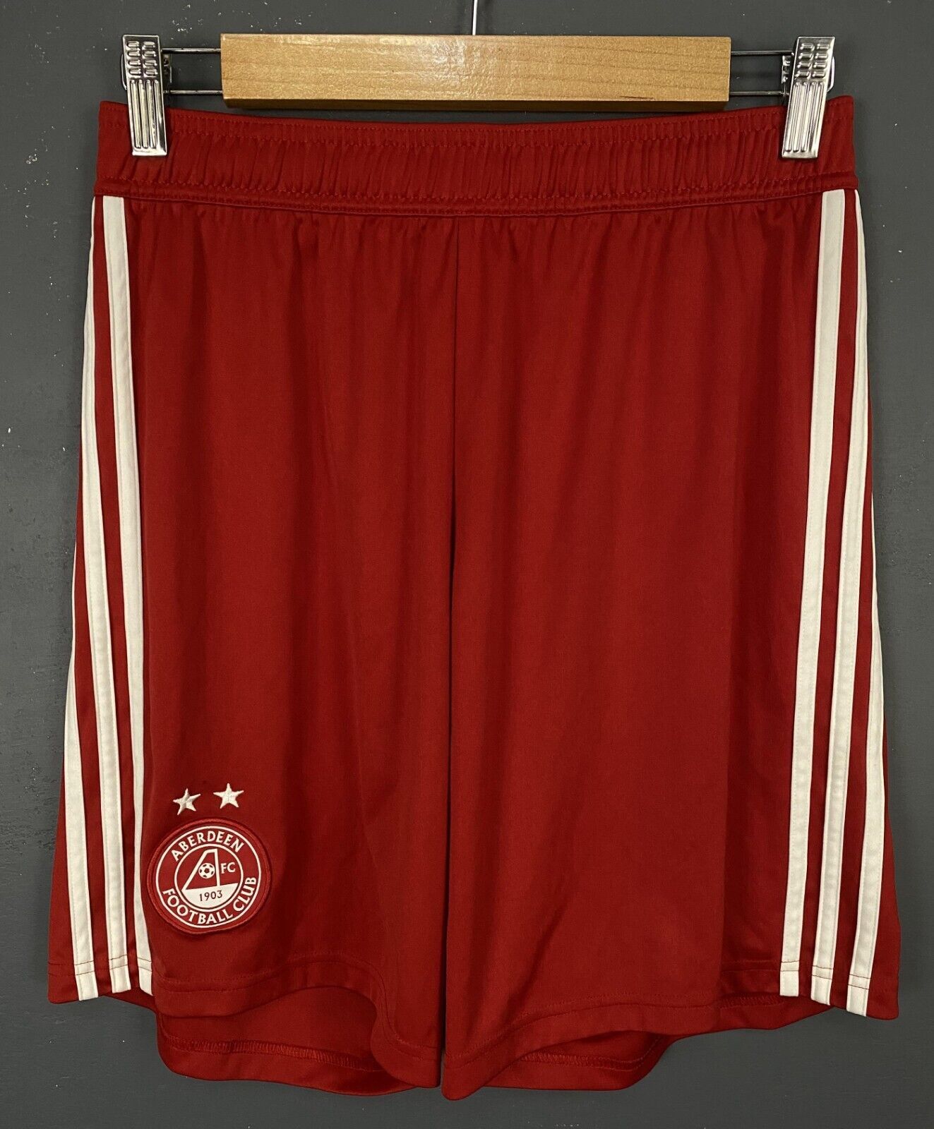 ADIDAS MEN'S FC ABERDEEN 2018/2019 HOME SHORTS PANTALONES FOOTBALL SOCCER SIZE M