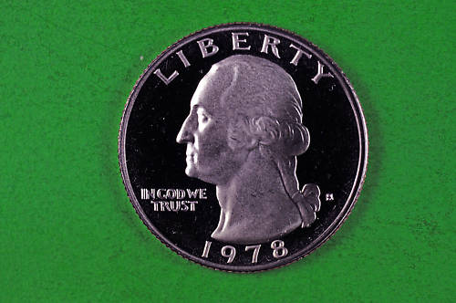 1978-S Deep Cameo Washington GEM  Proof US Quarter