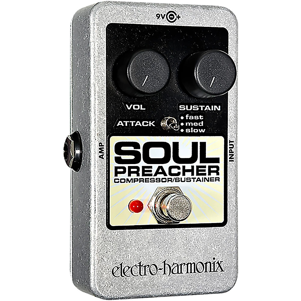 ElectroHarmonix Nano Soul Preacher Compressor  Sustainer Guitar Effects Pedal