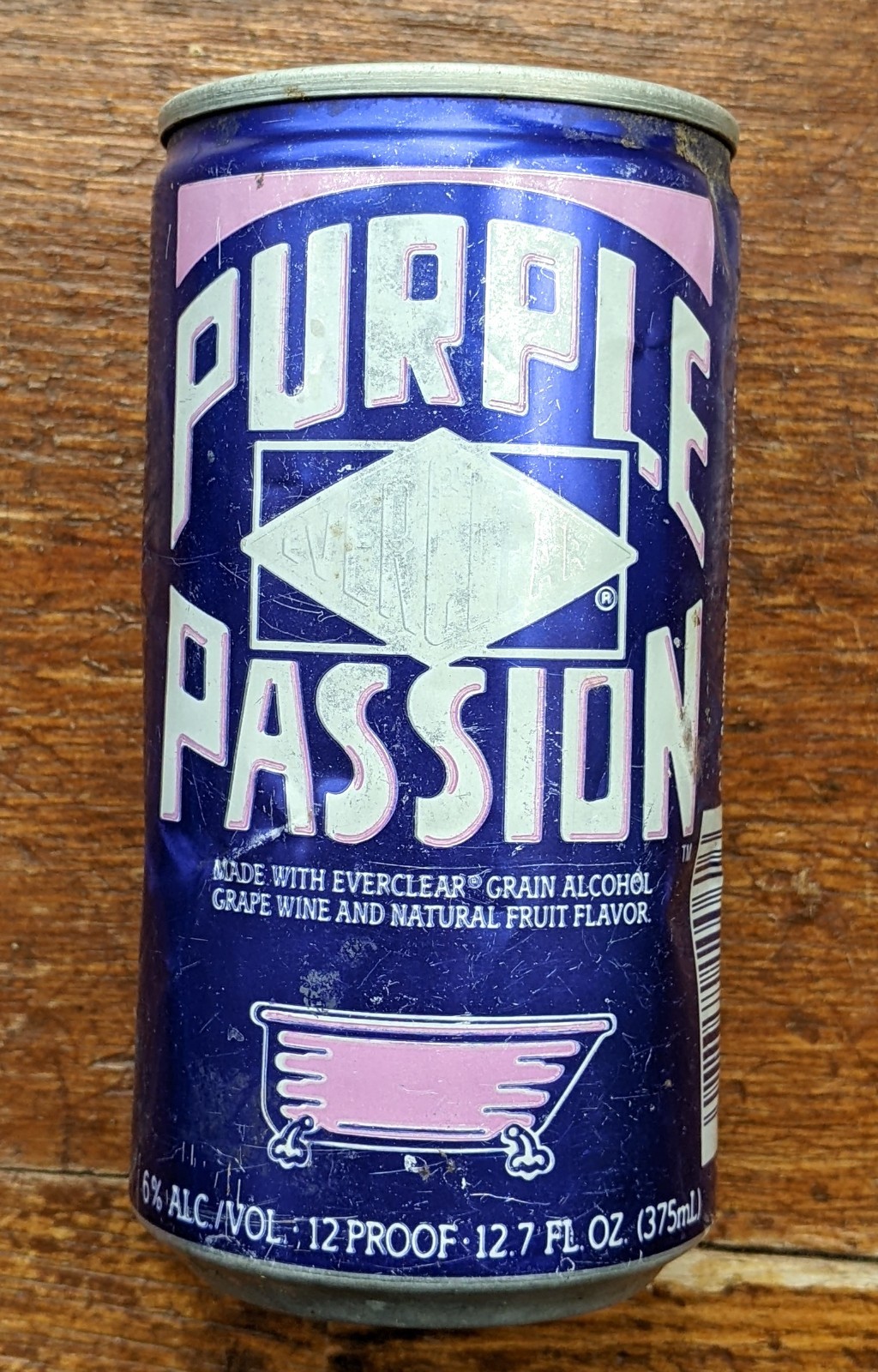 Vintage Purple Passion Soda Pop Can (empty)