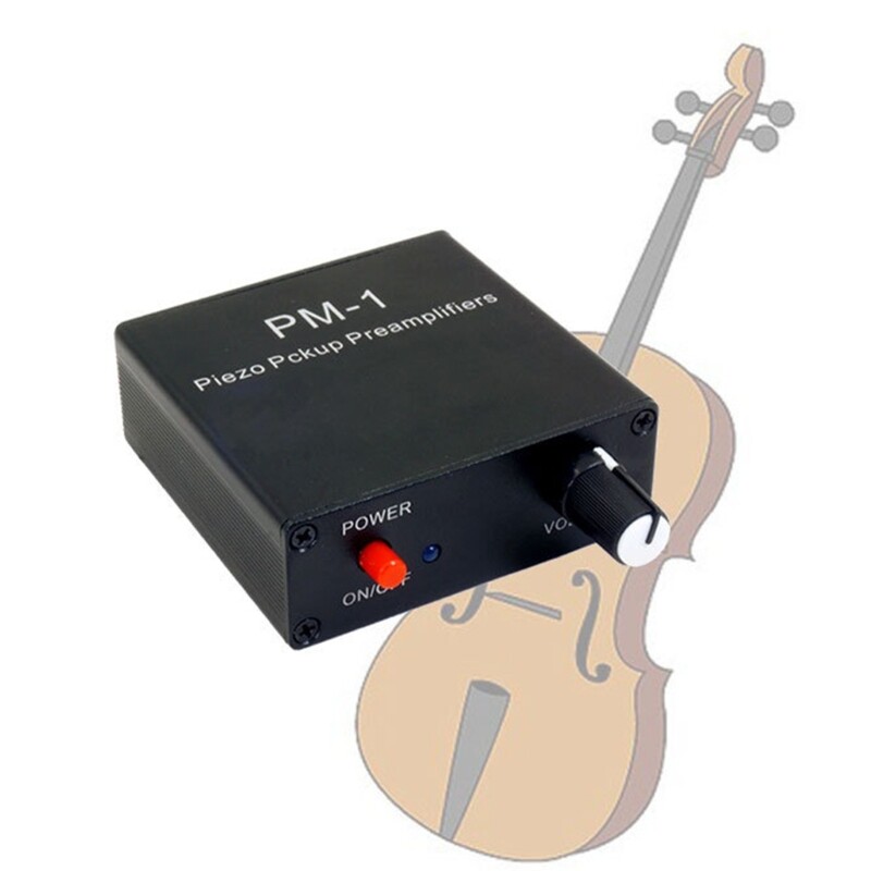 Professional Piezo Pickup Preamp for Guitars and Violins with Type C Charging